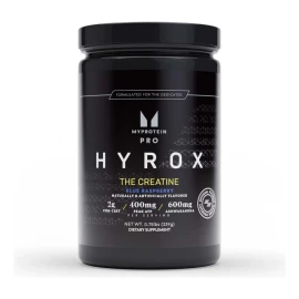 Creatina en Polvo Myprotein Hyrox 339g Sabor Mora Azul Sin Gluten 30 Porciones