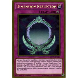 Yu-Gi-Oh! - Dimension Reflector (MVP1-ENG21) - The Dark Side of Dimensions Movie Pack Gold Edition - 1st Edition - Gold Rare