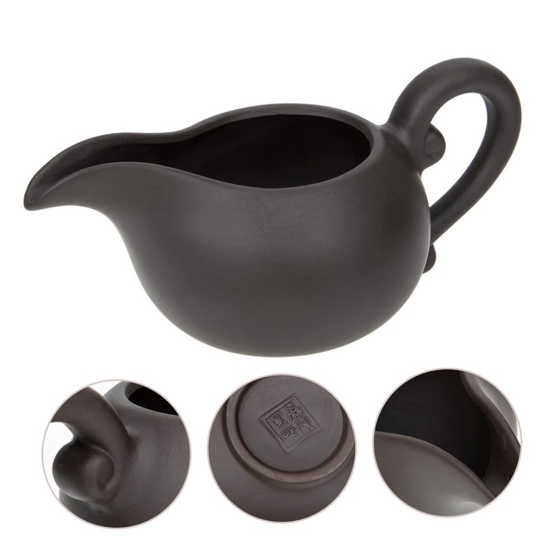 Ipetboom Ceramic Creamer Pitcher for Milk Sauce Spices Elegant Design