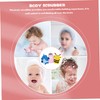 minkissy 3pcs Children's Bath Wipe Baby Bath Gloves Body Scrub