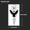 INKARTLINK Cellular Colored Jagua Tattoo Stickers, 2 Weeks Waterproof, Set