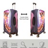 7-Mi 3D Print Giraffe Design Travel Suitcase Protector Elastic Sleeve