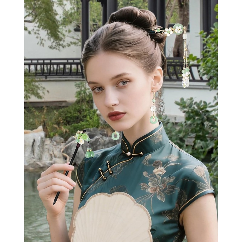 Chinese Hair Sticks Wood Hair Chopsticks Classic Hair Pins Daily