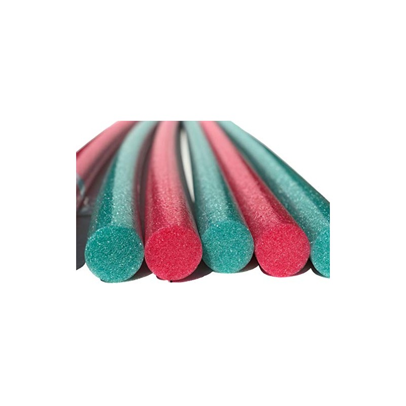 Solid Core Extra Long 60" Swim Noodles 6 Pack Deluxe