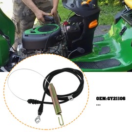 EMSea Deck Clutch Control Cable GY21106 Compatible with John Deere LA110 LA115 LA125 LA135 X110 X120