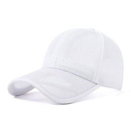 Lovechic: All Mesh Cap, Men's, Large Size, Hat, Mesh, Large, Spring, Summer, Autumn, Stylish, 23.6 - 25.6 inches (60 - 65 cm), Size Adjustable, white