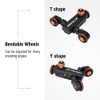 YELANGU L4X Mini Motorized Electric Track Slider Motor Dolly Truck