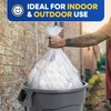 PLASTIC PRINCE 40-45 Gallon Trash Bags, Clear Trash Bags 40"W