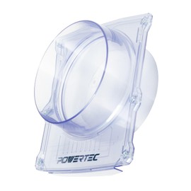 POWERTEC 6 inch Blast Gate, Clog Resistant & Anti Gap Tapered ABS Plastic Fitting for Dust Collector, Dust Collection Fittings, Dust Collection Hose, Shop Vac, Hose Clamps, 1PK (70442)