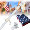 Barcetine Flag Pole Kit - Includes 5ft Heavy Duty Tangle