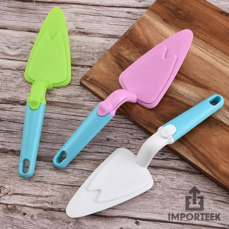 Importeek Cuchillo Rebanador Pastel Reposteria Pan Espatula Cortador