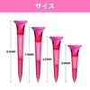 MAZEL Transparent Plastic Golf Tees for Increased Distance and Durability