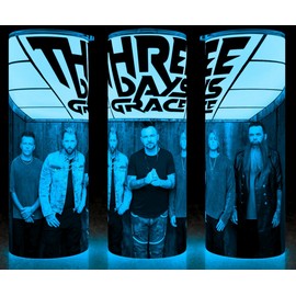Unbranded Glow in the Dark Three Days Grace - Rock Band Cup Mug Tumbler 20oz