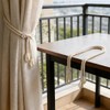 Curtain Tiebacks 4 Pcs Hand-Knitted Curtain Tie Backs Elegant Bohemian