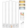 Under Cabinet Lights,80 LED Motion Sensor Light Indoor,4000mAh USB Rechargeable