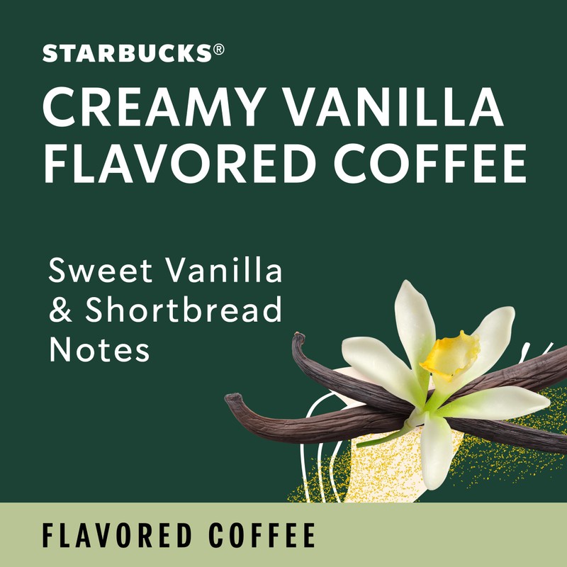 Starbucks by Nespresso Vertuo, Vanilla Flavored Coffee, 32-count Coffee Pods,