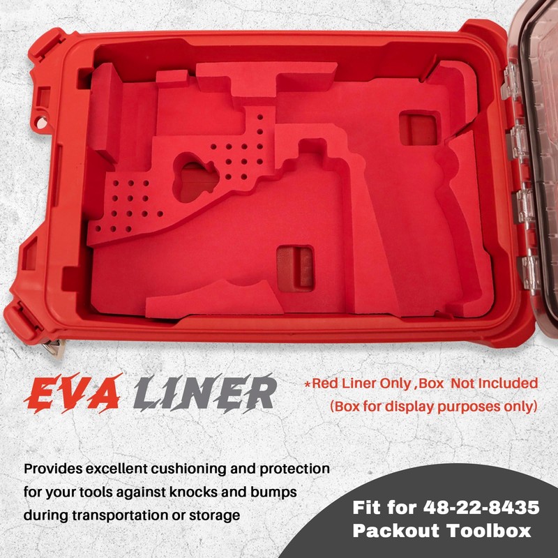 Terixe EVA Liner for Milwaukee 48-22-8435 Packout Tool Box -