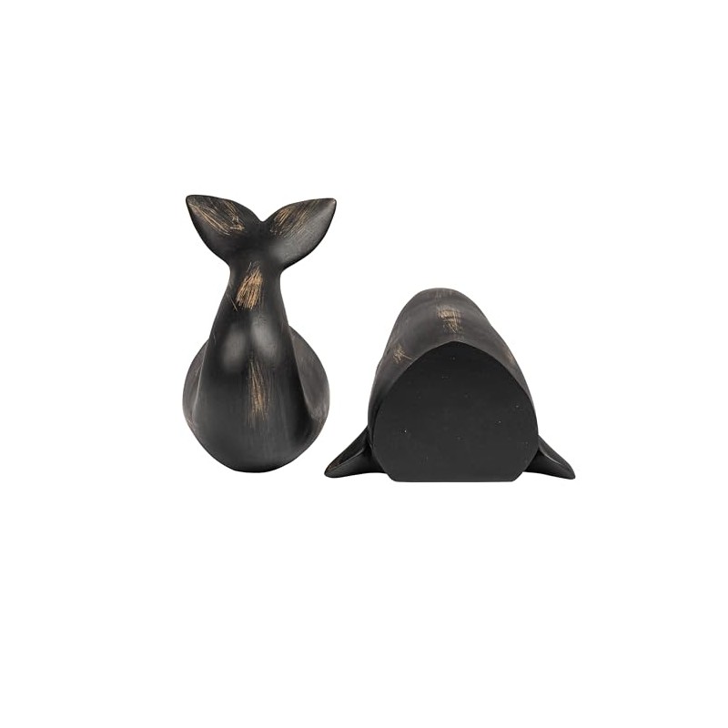 Creative Co-Op DA2625 Resin Whale Bookends