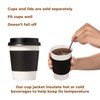 FMP Brands 1000 Pack Coffee Sleeves for 8 oz Coffee