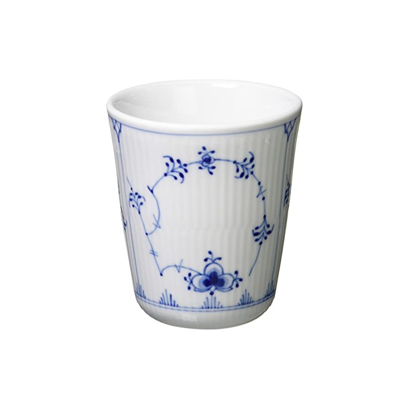Royal Copenhagen 1024749 Blue Fluted Plain Style Cup, 10.1 fl
