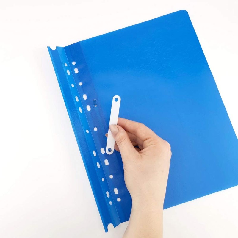 D.RECT Lux PP File Folder A4 with Perforation Strong Polypropylene