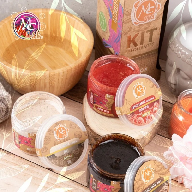 Kit 3 Exfoliantes Mc Spa. 150g C/u. Intensidad Y Aromas.