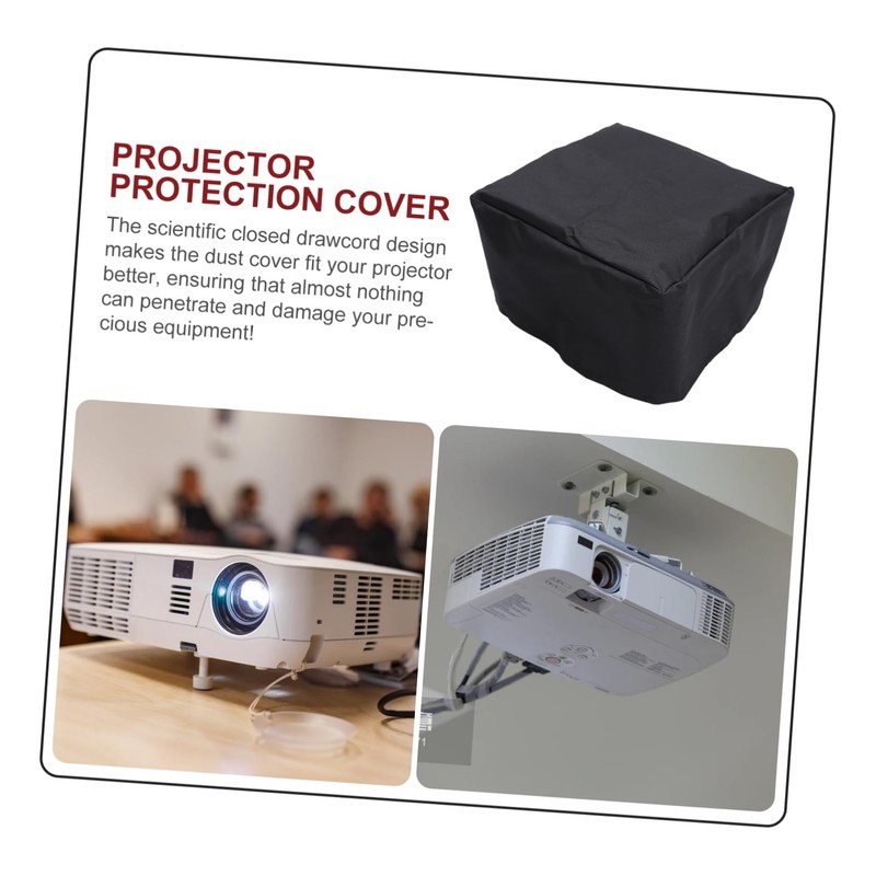 LABRIMP 1Pc Projector Protector Cover with Drawstring Design Household Appliance