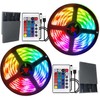 Battery Powered Led Strip Lights, 5050 6M/20FT, Flexible Color Changing