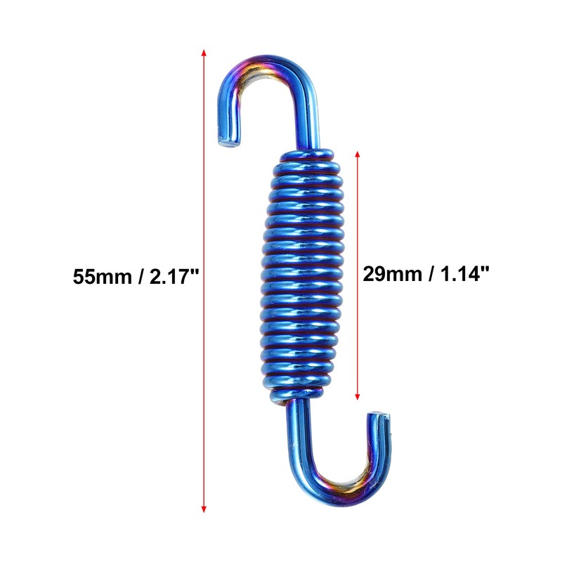 A ABSOPRO 6 Piece Exhaust Spring Exhaust Springs Motorcycle Stainless
