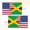 American flag and Jamaican flag 3x5 FT Double-Sided Printed Flag