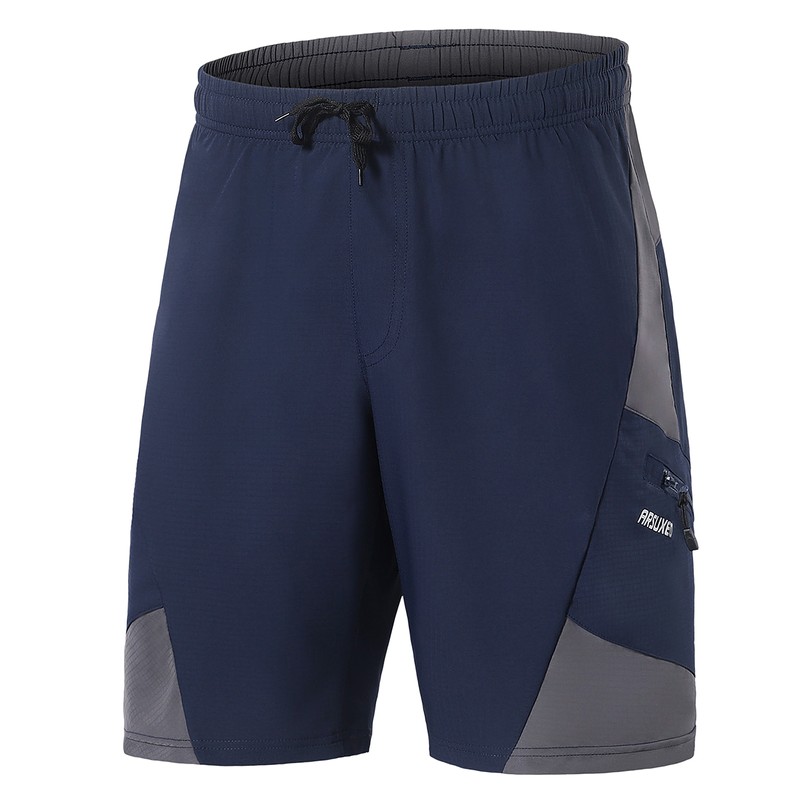 2 In 1 Padded Bike Shorts with Pockets Men Breathable