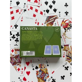Gibsons Canasta Double Deck Playing Cards from Piatnik | Card Game | Pack of cards