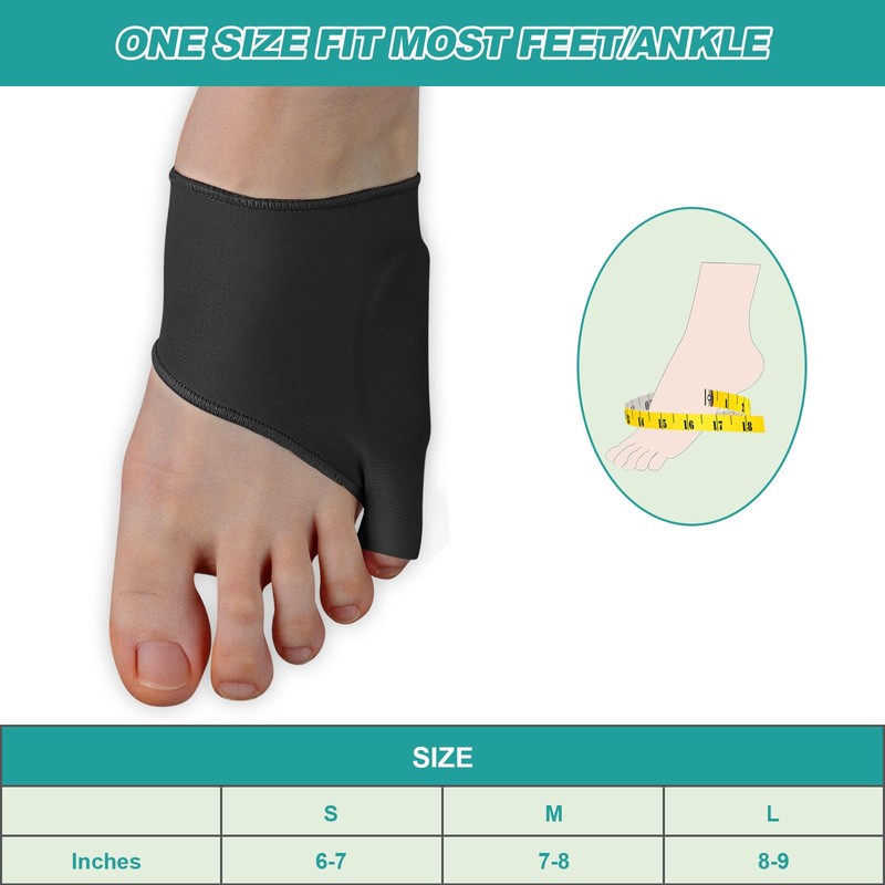 WooTshu Tailor Bunion Corrector Pads for Pinky Toe Relief, Relieve