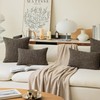 Kevin Textile Textural Faux Linen Throw Cushion Pillow Covers Shams