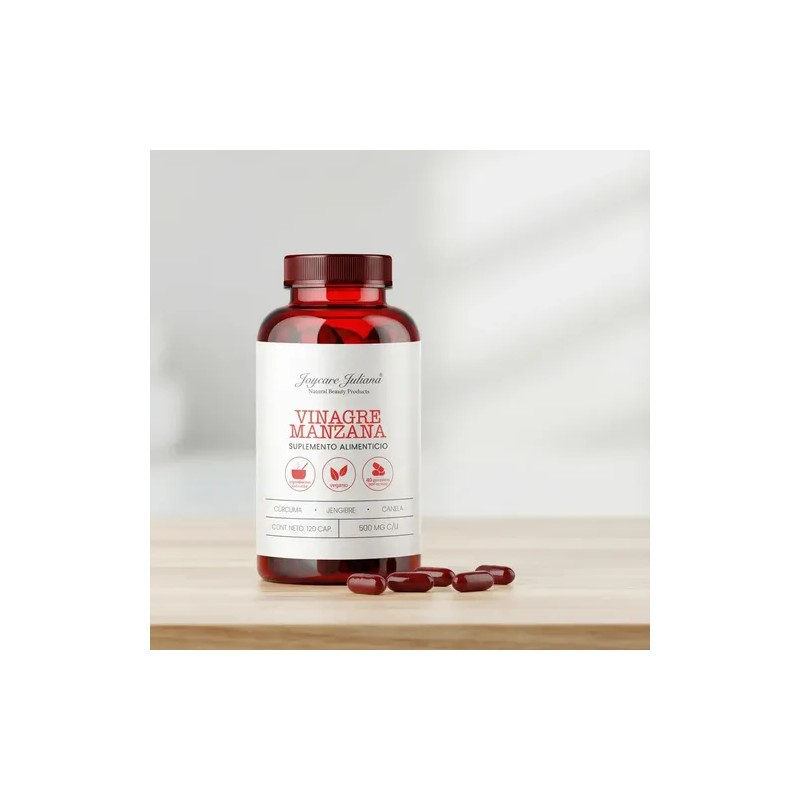 Suplemento En Cápsula Joycare Vinagre De Manzana 500mg