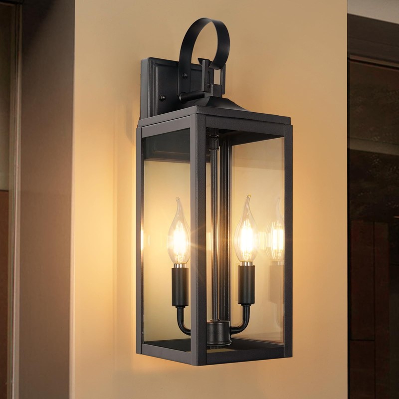 OKELI Outdoor Wall Lighting Fixtures Sconce, Front Porch Light Outdoor,