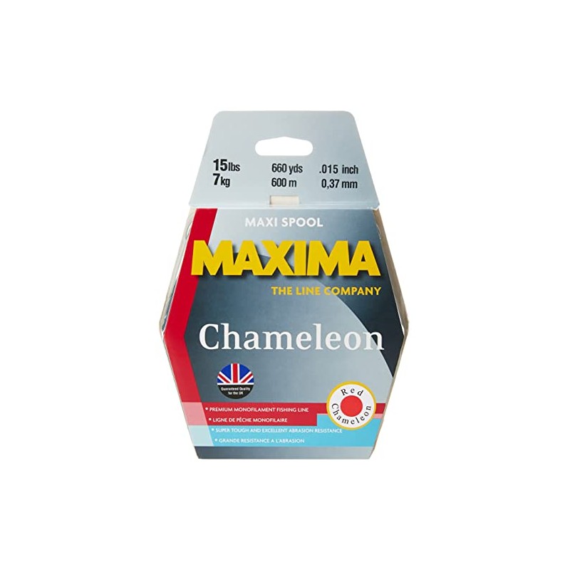 Maxima RED 600m Bulk SPL 15LB Spool