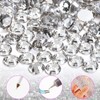 Yhsheen Silver Sewing Spikes for Crafts,300 PCS Stude for Clothing