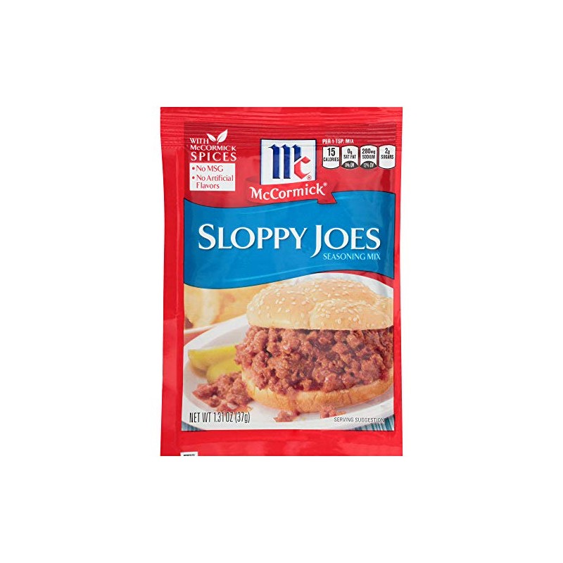 McCormick Sloppy Joe Seasoning, 1.31-Ounce Units (Pack of 24)