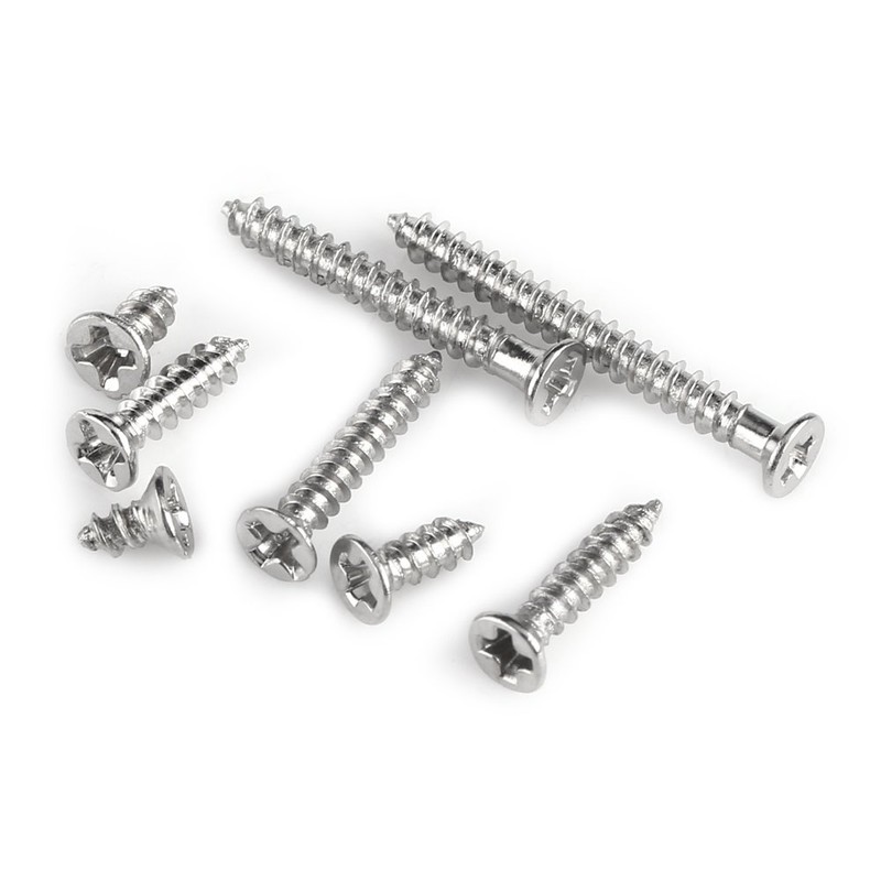 Wood screws, 800 pieces self-tapping screws set, stainless steel screws,