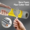 WEZCHUGHAOL 41/46/53mm Foam Pipe Cutter Tool, Pipe Insulation Cutting Tool