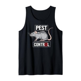 Pest Control Exterminator Rat Catcher Rodent Removal Mouse Tank Top