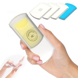 Freshfolds 1 Box (50 Sheets) Portable Eco Friendly Hand Paper Soap for Traveling, Camping, Hiking, School, Outdoor Events, Parties, Clubs (Yellow)