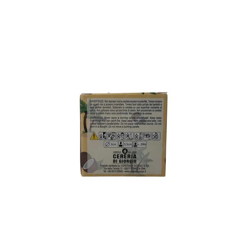 Cereria di Giorgio - 4 Candele Profumate Cocco - Ø