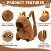 MeYuxg Capybara Backpack, 30 cm Capybara Cuddly Toy Backpacks, Cute