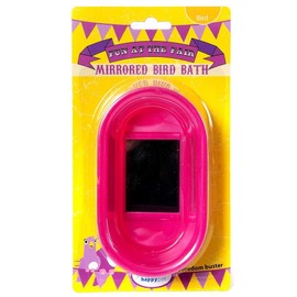 HAPPYPET Fun At The Fair Mirrored Bird Bath