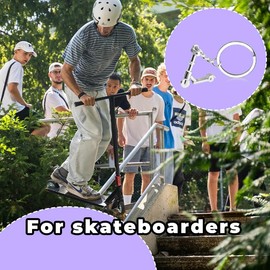 Sdopbinbin Electric Scooter Keychain Gift for Brother Sister Scooter Lovers Birthday Gifts for Son Daughter Christmas Scooter Rider Gifts for Grandson Granddaughter Keyring for Bag Purse Accessories