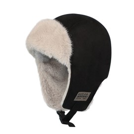 Faux Fur Trapper Hat for Women Warm Thick Earflaps Hunting Hat Winter Outdoor Ski Snow Hat Bomber Hat Thermal Soft Plush Lined Beanie Skull Cap with Ear Covers Windproof Winter Hats for Walking Skiing