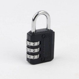 3 or 4 Digit Combination Mini Padlock 3-Digit Combination Lock - Large 3ea