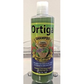 G.M.J EXTRACTO DE ORTIRGA SHAMPOO 100% NATURAL DE HIERGAS TRATAR LA CAIDA DEL CABELLO